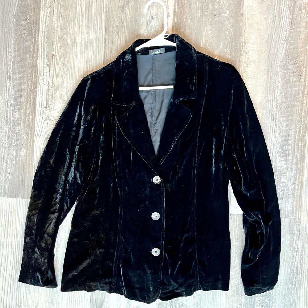 Velvet jacket black